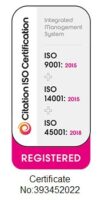 HAP Citation ISO Logo White